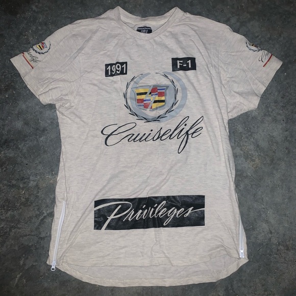 frply Other - Cruise life Cadillac privileges 1991 shirt vintage